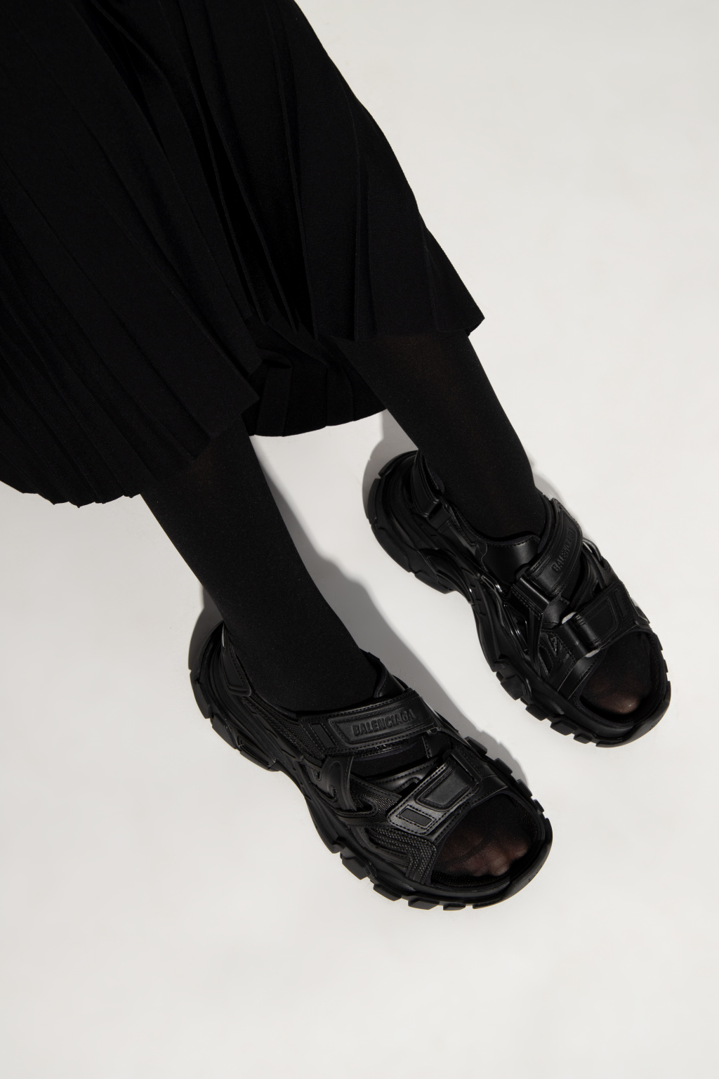 Balenciaga track sandals on feet new arrivals